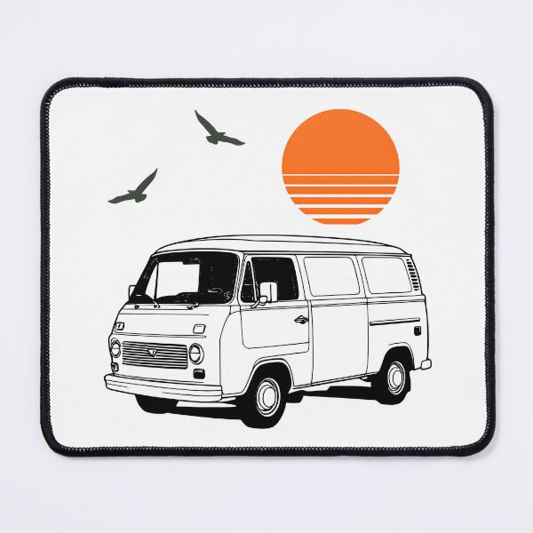 Item preview, Retro Van Life Adventure - Sunset Road Trip Illustration designed and sold by Paulocdias.