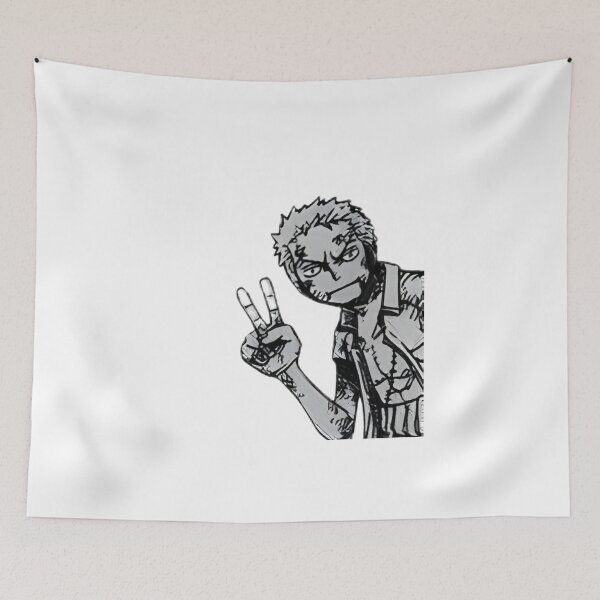 Item preview, Zoro Peace Sign Manga Style designed and sold by Snowdog-Art.