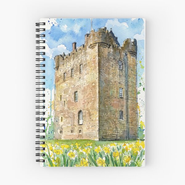 Item preview, Watercolour illustration of Alloa Tower, Scotland designed and sold by davidelder.