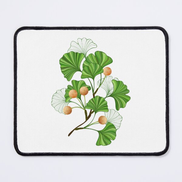 Item preview, Frame of green ginkgo biloba branches designed and sold by Blackmoon9.