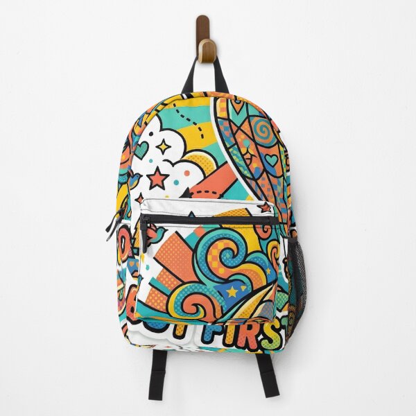 Item preview, Hot Air Balloon Pop Art Bold Colorful Travel Wanderlust Sticker designed and sold by Poppy Volt.