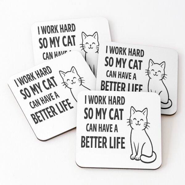 Aperçu de l'œuvre Funny Cat Lover Quote Minimal Design créée et vendue par DAXIFY.