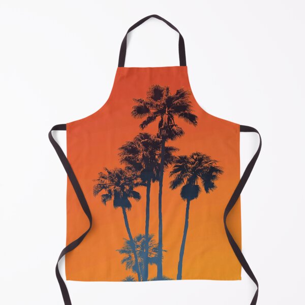 Item preview, Retro Sunset Palm Trees Tropical Beach Vibes designed and sold by NicolasGlowArt.