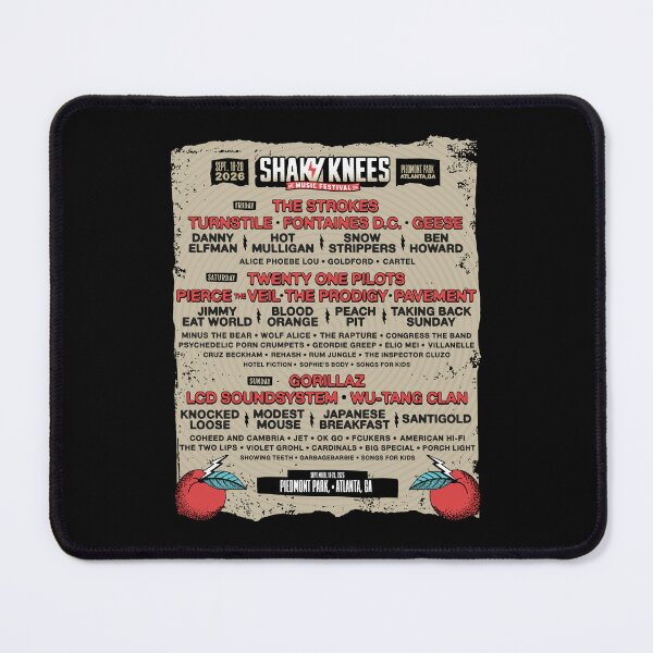 Item preview, Shaky Knees tour 2026 manapula designed and sold by eatriceVill.