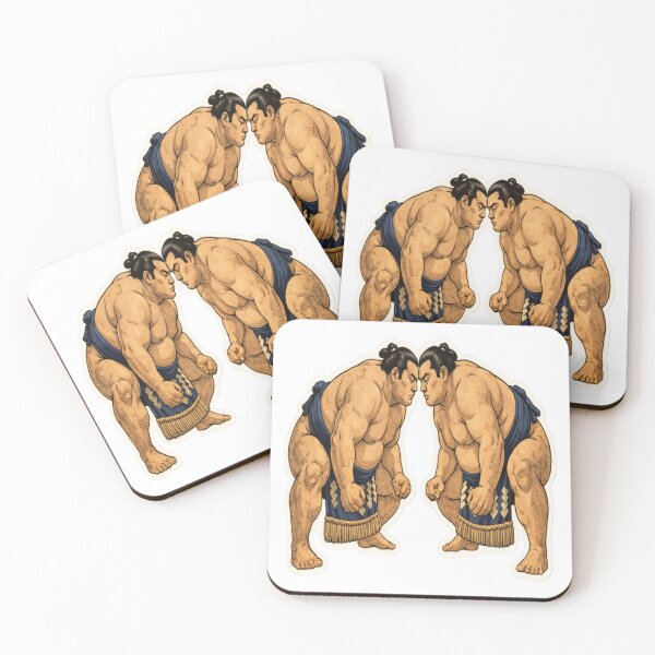 Item preview, Sumo Staredown – Rikishi Duel Art designed and sold by ArtFreshStudio.