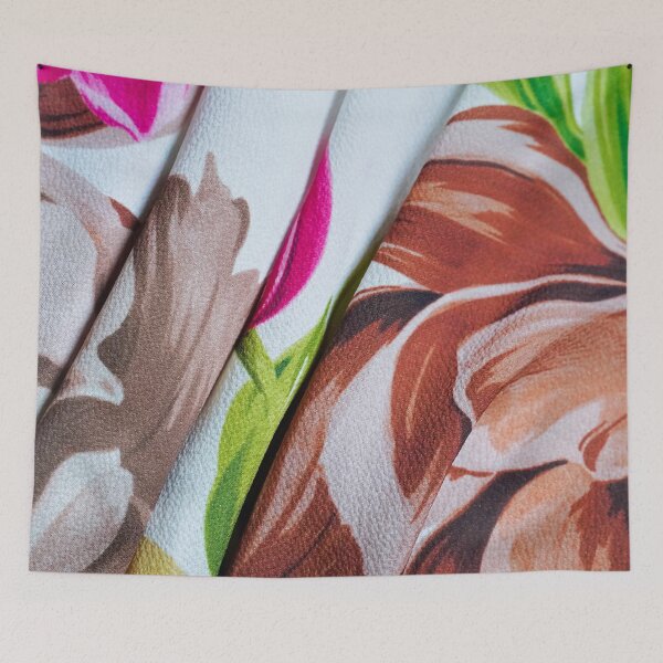 Item preview, Abstract Multi-Color Draped Fabric Texture (Floral Inspired) designed and sold by Winegan Designs® Photographic Art Collection.