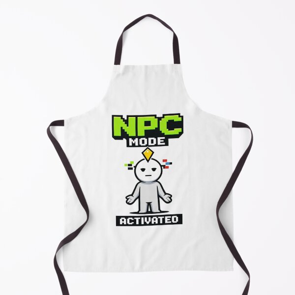 Item preview, NPC Mode Activated Pixel Funny Cartoon designed and sold by JVDesignsShop.