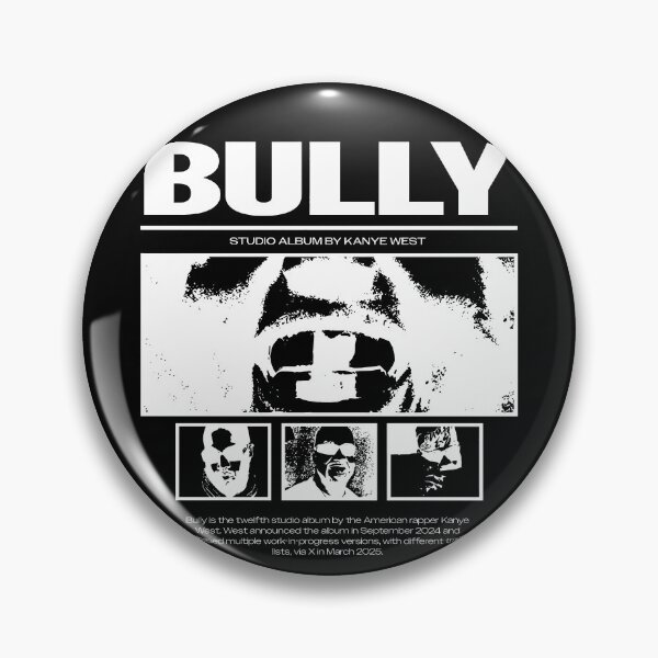 Artikelvorschau, Kanye West Ye Bully Album Grafikdesign Weiß entworfen und verkauft von Novaque.