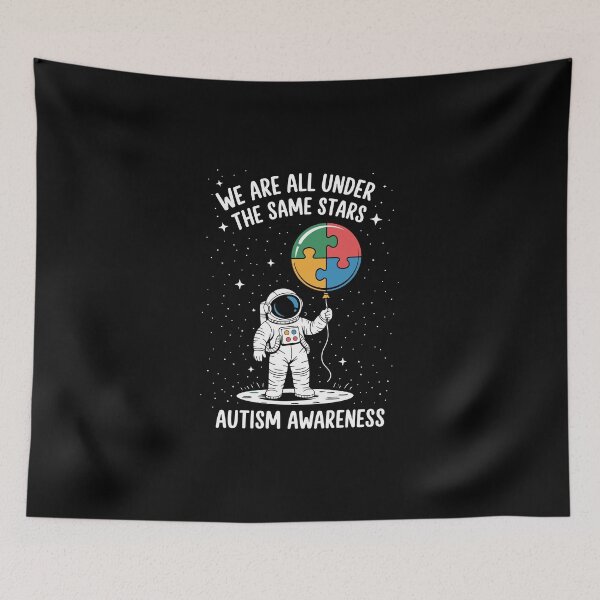 Item preview, Astronaut with Puzzle Balloon designed and sold by jkrphoto.