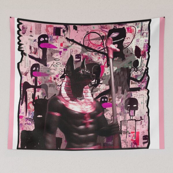 Item preview, Anubis Egyptian God of Darkness (Photo by ACCI) and Modern Art designed and sold by VanyssaGraphics.