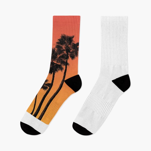 Item preview, Palm Tree Sunset Silhouette Tropical Beach designed and sold by NicolasGlowArt.