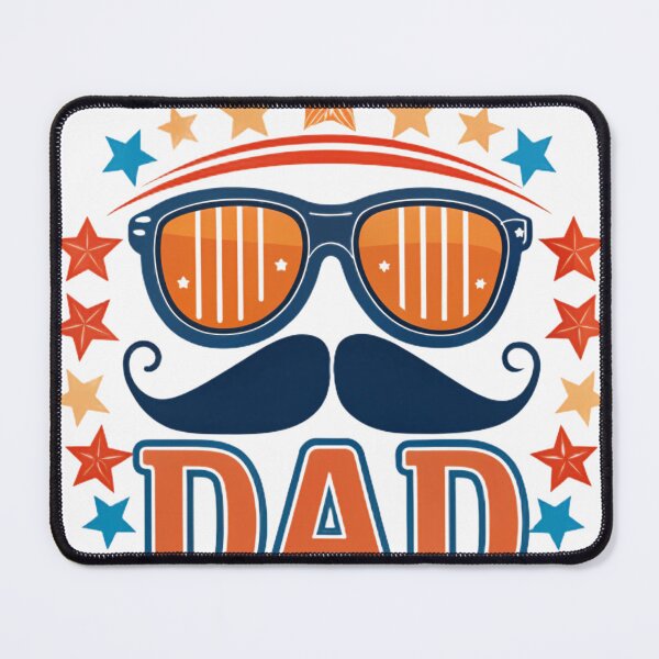 Item preview, Cool Dad Retro Design with Sunglasses and Mustache designed and sold by Erik Visnievskij.