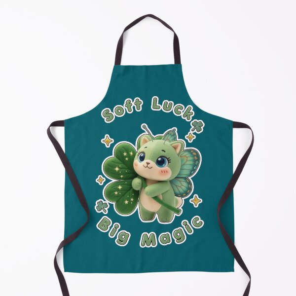 Item preview, Soft Luck Big Magic Caterfly Cat Art designed and sold by CloudyCatArt.