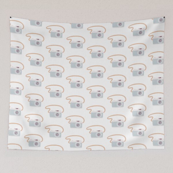 Item preview, Cute Blue Retro Camera Vintage Illustration designed and sold by winterpumpkin.