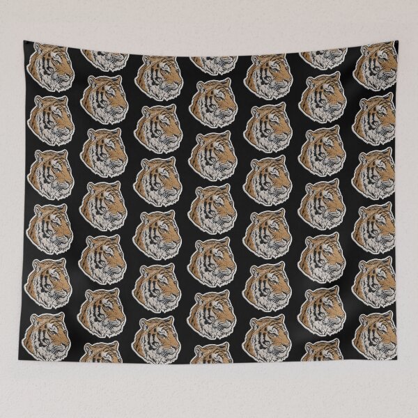 Item preview, Tiger Patch Embroidery Fabric Stitched Patch designed and sold by HappyPatchClub.