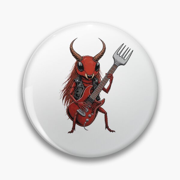 Item preview, Metal Roach Shredder - Hell Bug Guitarist Art designed and sold by NexKris.