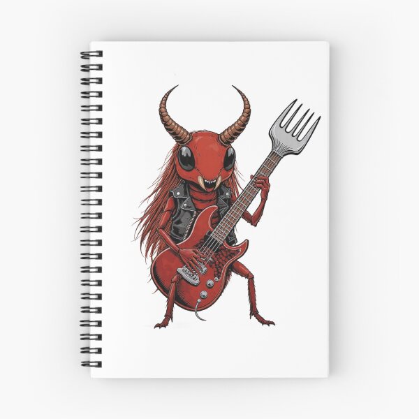 Item preview, Metal Roach Shredder - Hell Bug Guitarist Art designed and sold by NexKris.