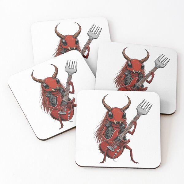 Item preview, Metal Roach Shredder - Hell Bug Guitarist Art designed and sold by NexKris.