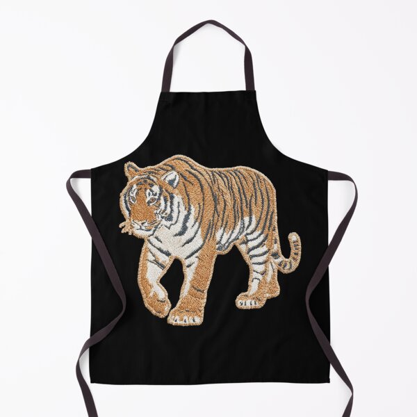 Item preview, Tiger Patch Embroidery Fabric Stitched Patch designed and sold by HappyPatchClub.
