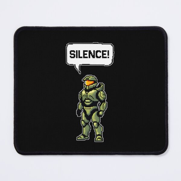 Item preview, Spartan 117 Master Chief Silence Funny Quote – Gaming Fan Art (version 3) designed and sold by SlightlyUnreal.