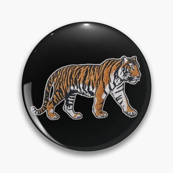 Item preview, Tiger Patch Embroidery Fabric Stitched Patch designed and sold by HappyPatchClub.
