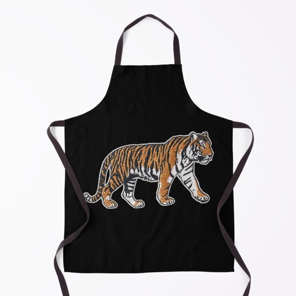 Item preview, Tiger Patch Embroidery Fabric Stitched Patch designed and sold by HappyPatchClub.