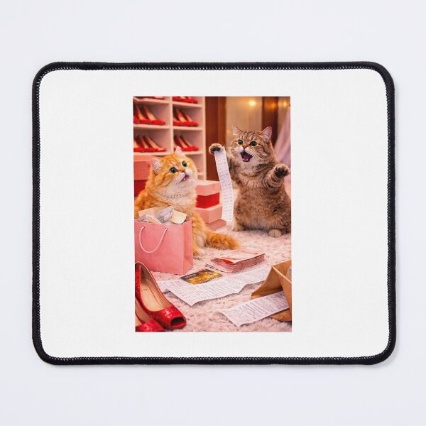 Item preview, Cats Realizing the Receipt Was a Crime designed and sold by LovelyCatGalaxy.