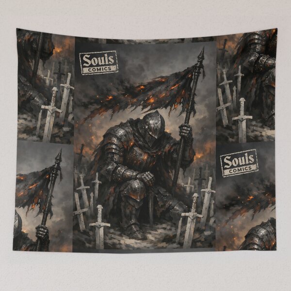 Item preview, The Ashen Vanguard - Soulsborne Fanart designed and sold by bapupa.
