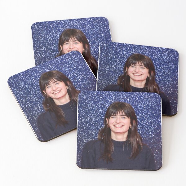 Item preview, Marguerite Dedeyan - Portrait blue sequin mood designed and sold by PYXOO.