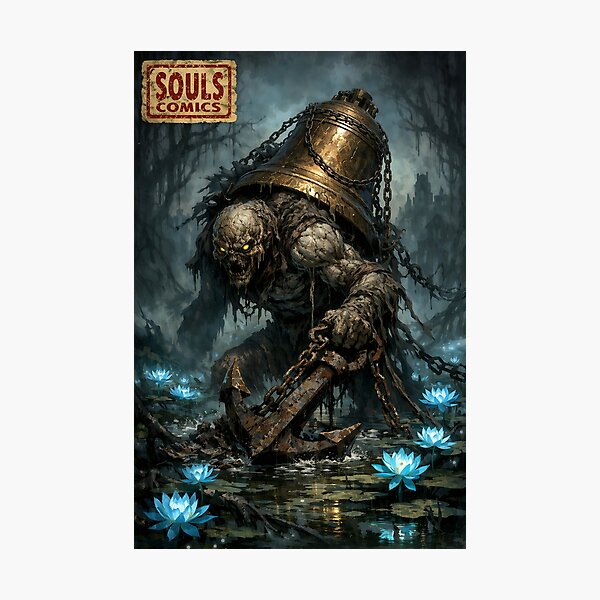 Item preview, The Bell-Bearer Giant - Soulsborne Fanart designed and sold by bapupa.