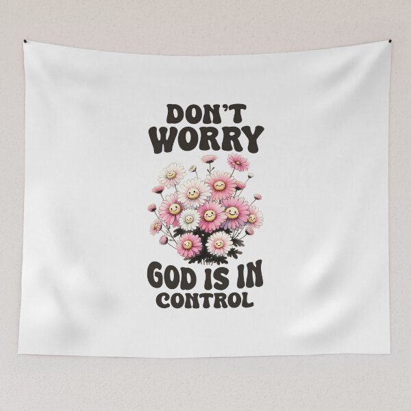 Item preview, Don't Worry - God is in Control designed and sold by simplydesignart.