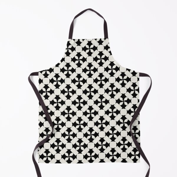 Item preview, Black and White geometric flower designed and sold by Tatiana Ribeiro.