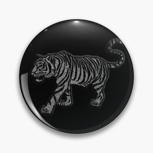 Item preview, White Tiger Patch Embroidery Fabric Stitched Patch designed and sold by HappyPatchClub.