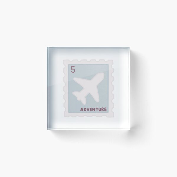 Item preview, Cute Airplane Adventure Vintage Aesthetic Postage Stamp designed and sold by winterpumpkin.