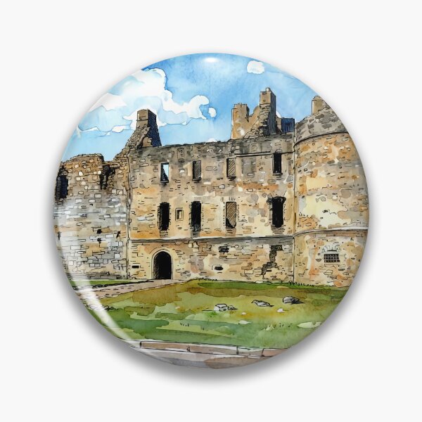 Item preview, Watercolour illustration of Balvenie Castle, Moray, Scotland designed and sold by davidelder.