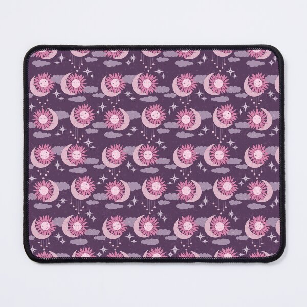 Item preview, Small scale of Purple Pink Celestial Sun Moon Feminine Witchy Pattern designed and sold by DColourMuse.