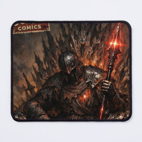 Item preview, Exiled Knight of Cinders - Soulsborne Boss Fanart designed and sold by bapupa.