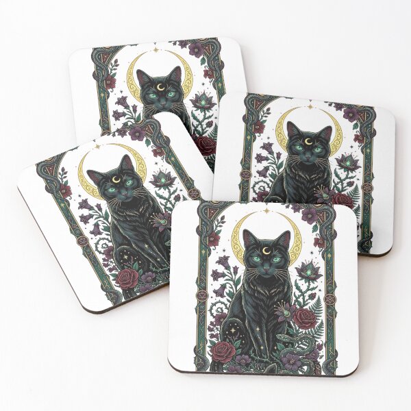 Item preview, The Crescent Moon's Cat designed and sold by elaemor-art.