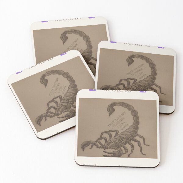 Item preview, Scorpio Zodiac Pencil Drawing – Realistic Scorpion Art (Oct 23 – Nov 21) designed and sold by ManiPopi998877.