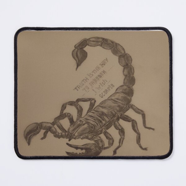 Item preview, Scorpio Zodiac Pencil Drawing – Realistic Scorpion Art (Oct 23 – Nov 21) designed and sold by ManiPopi998877.