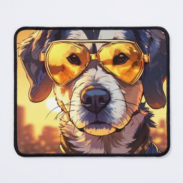 Item preview, Golden Hour Guardian: The Dapper Dog designed and sold by Eddy-Garcia.