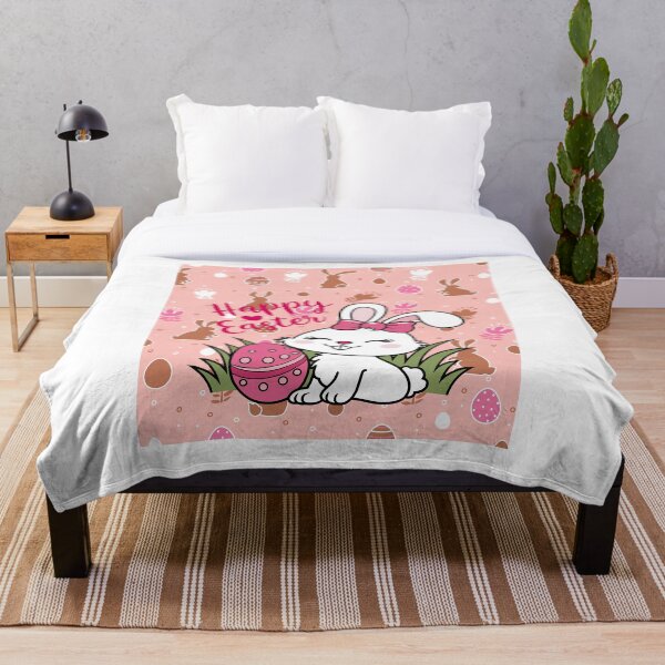 Artikelvorschau, Niedlicher rosa Osterhase? entworfen und verkauft von FunSticky14.