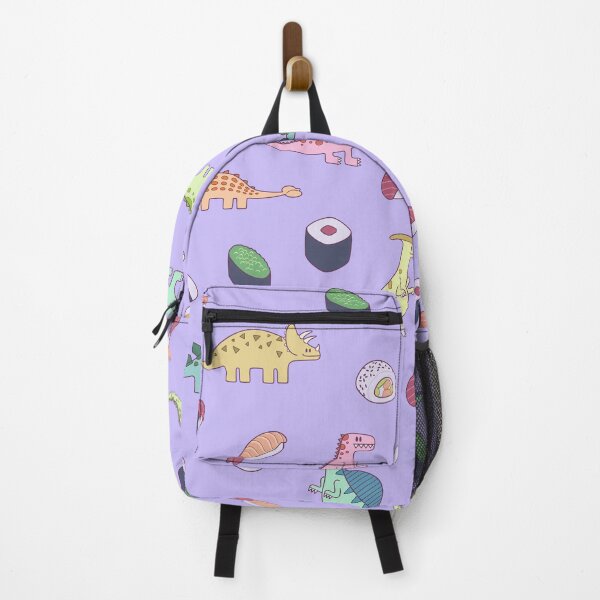 Item preview, Dinosaurs and Sushi - lavender designed and sold by dragonpigeons.