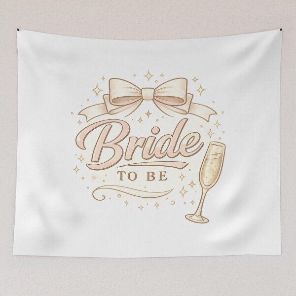 Item preview, Bride To Be Bow Champagne Bridal Shower Shirt designed and sold by CLOUTKULT.