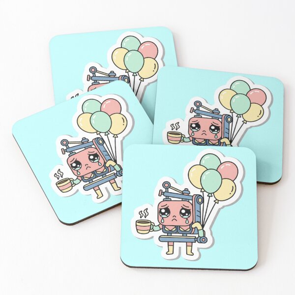 Item preview, Kawaii Tattoo Machine Sad Sticker Cute Artist Design designed and sold by yofeustore.
