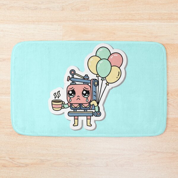 Item preview, Kawaii Tattoo Machine Sad Sticker Cute Artist Design designed and sold by yofeustore.