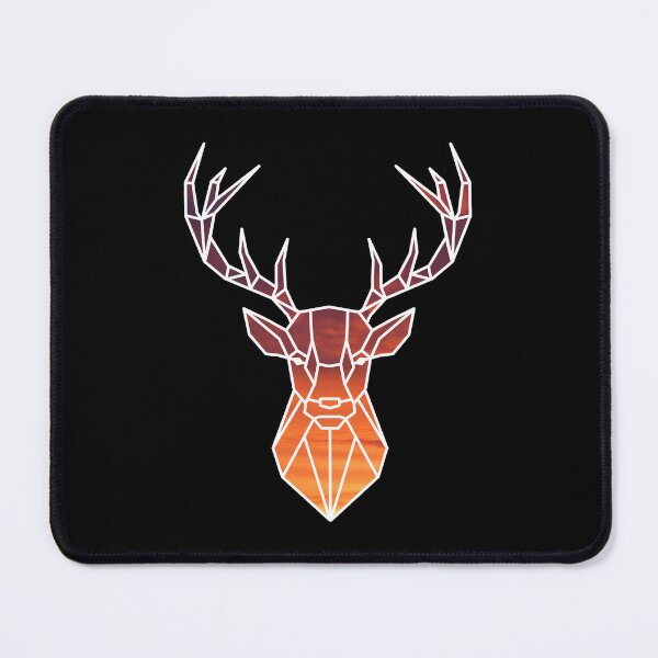 Item preview, Geometric stag head sunset designed and sold by bravoalpha.
