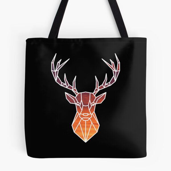 Item preview, Geometric stag head sunset designed and sold by bravoalpha.