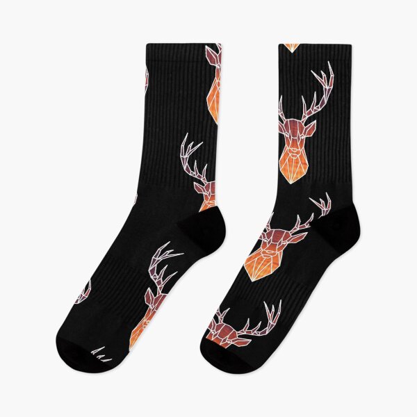 Item preview, Geometric stag head sunset designed and sold by bravoalpha.