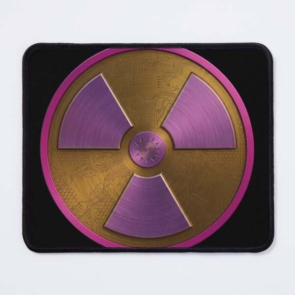 Item preview, Nuclear radiation nuke metal logo designed and sold by unionpride.
